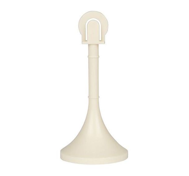 Porte-étiquettes lesté à pince - Lot de 6 - Ivoire - 65 mm