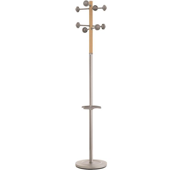 Porte-manteaux Accueil Hêtre et aluminium