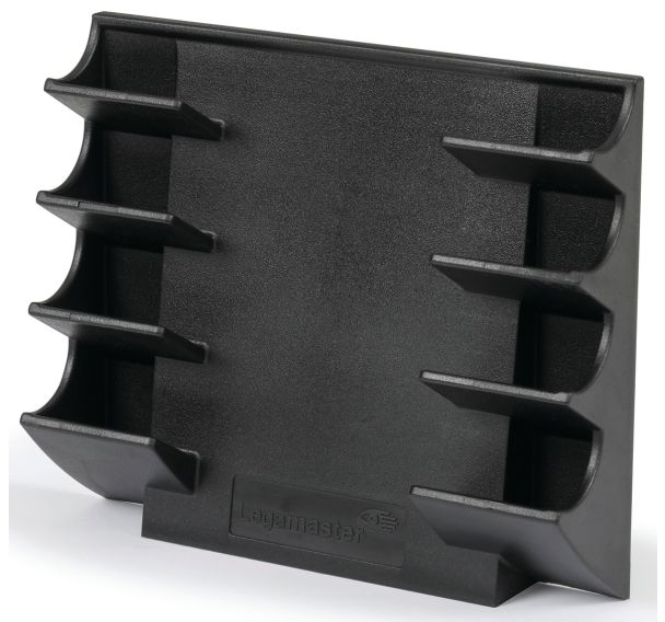 Porte-marqueurs noir pour tableaux en verre
