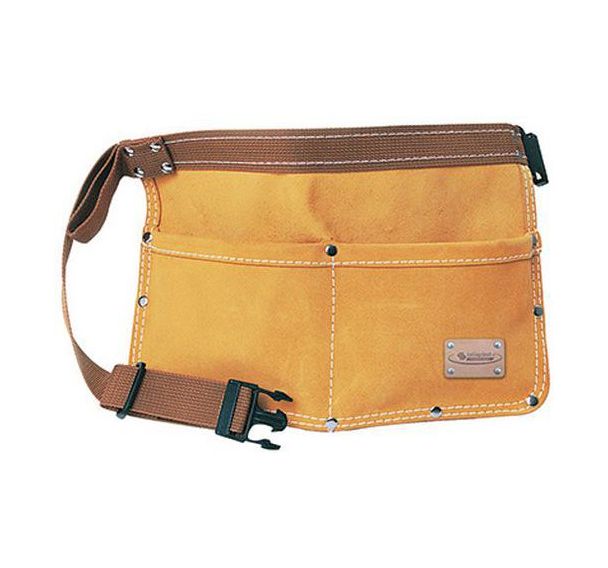 Porte-outils à poche double en cuir et daim - Taliaplast