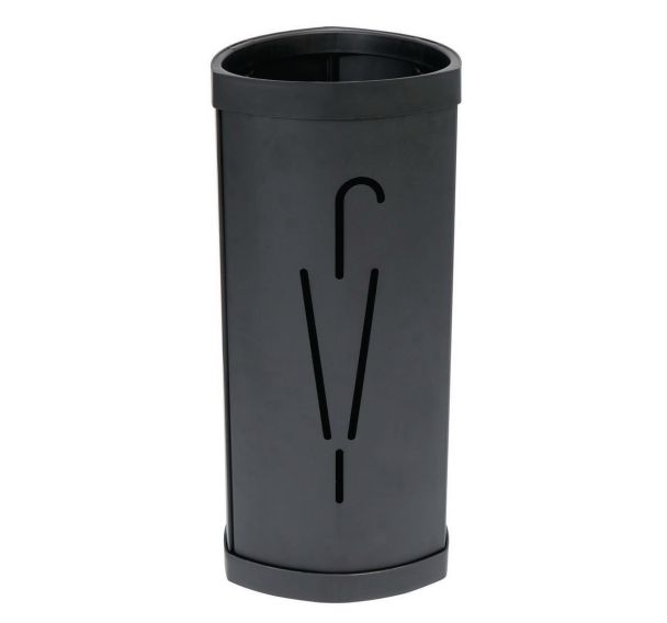 Porte-parapluies TRIA2 Acier - ABS Noir