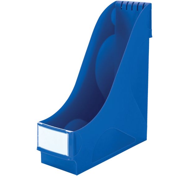 Porte-revues en polypropylène - Bleu - Leitz - Lot de 8