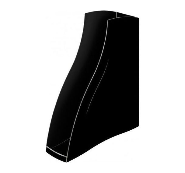 Porte-revues noir en Polystyrène anti-choc