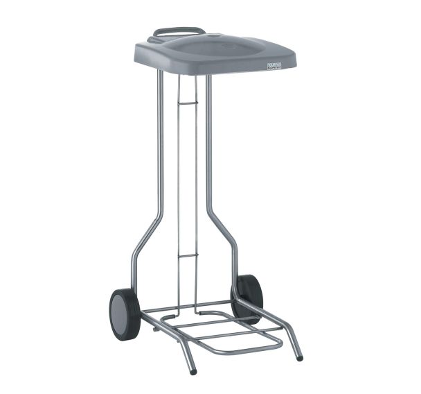 Porte-sacs 100 à 130 L mobile avec couvercle - TOURNUS EQUIPEMENT