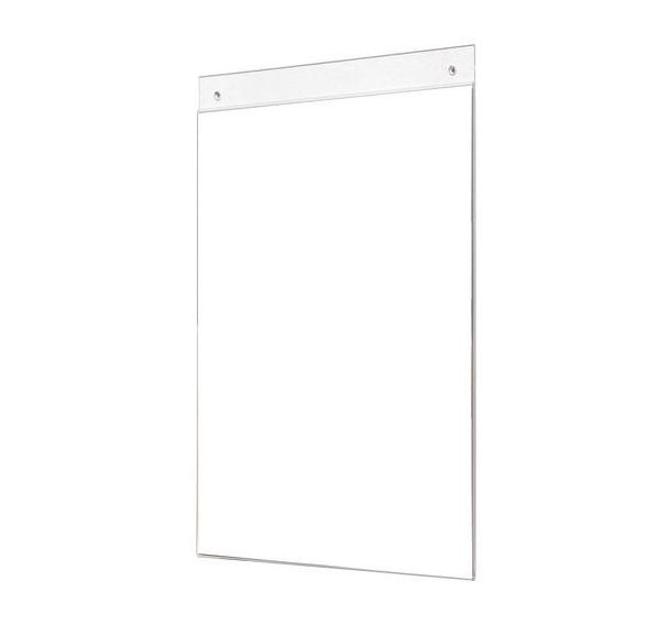 Porte-visuel mural A4 vertical et horizontal