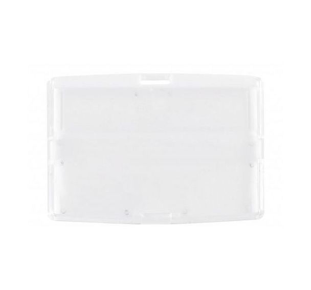 Porte badge à fermeture clipsable dorsale - Paquet de 100 - Sogedex