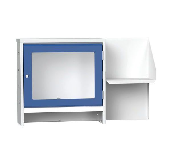 Porte document avec étagère pour poste informatique