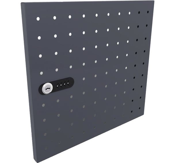 Porte en métal avec serrure à code sans fente courrier Camille - Eol