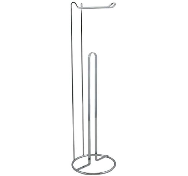 Porte rouleau 4 rouleaux chrome matt Amy