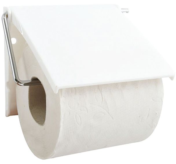 Porte rouleau papier ps blanc