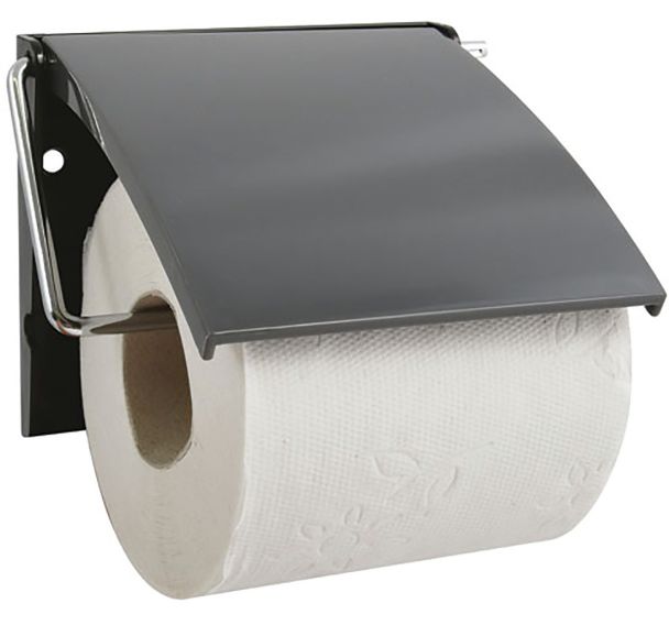 Porte rouleau papier ps gris anthracite