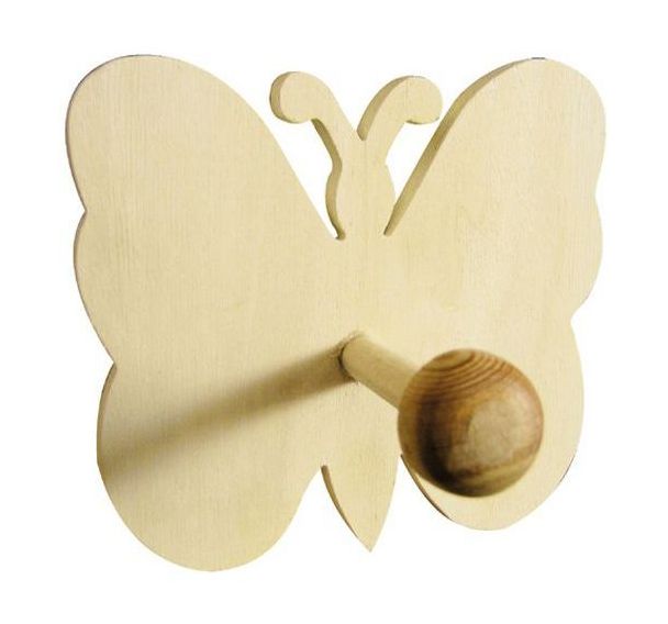 Porte serviettes papillon 140 x 130 mm