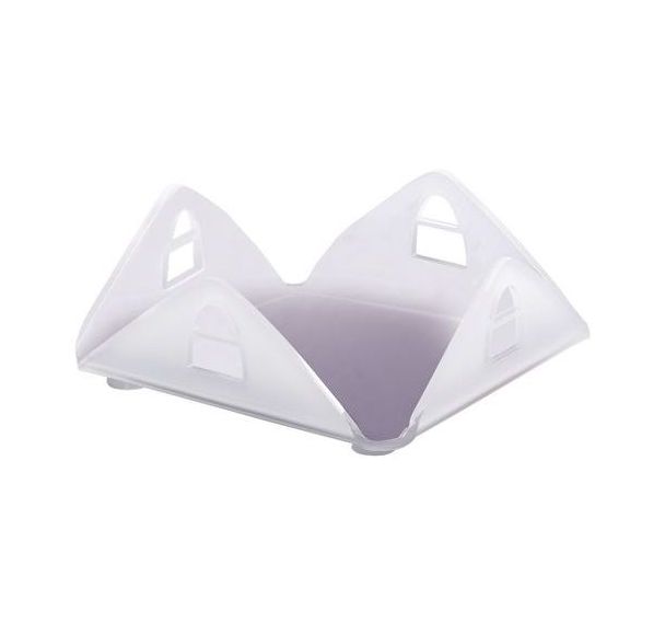 Porte serviettes pmma opaque hauteur 75mm L 170mm l 170mm 1