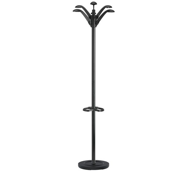 Portemanteau Flora noir 6 Patères