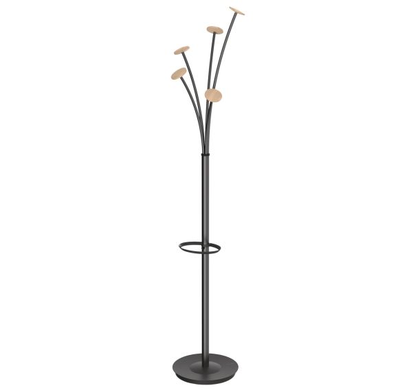 Portemanteau acier/bois Festival Alba