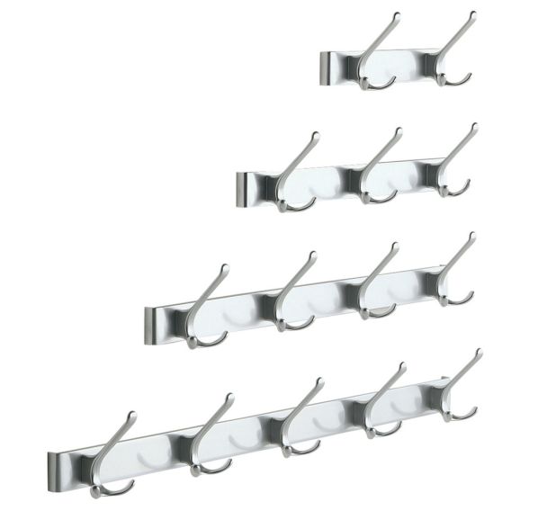 Portemanteau aluminium avec porte-chapeaux  - Gardelux