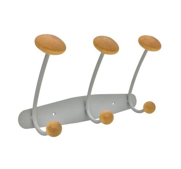 Portemanteau métal et bois