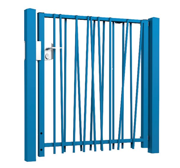 Portillon OOBAMBOO MC89 - 1 m - bleu - Normaclo