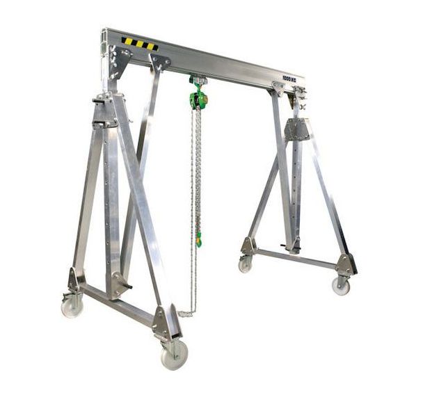Portique atelier alu force 1000 à 2000kg   - Huchez