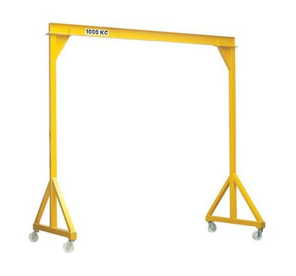 Portique d'atelier déplaçable en charge 500kg - Huchez