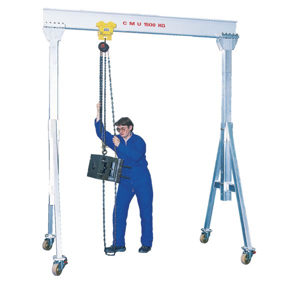 Portique en aluminium - Force 1000 et 1500 kg