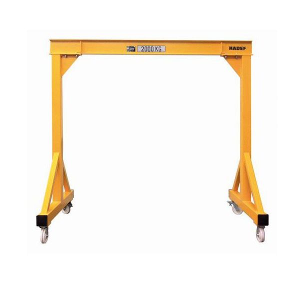 Portique hauteur 3m Portée 3m 500Kg + Palan élec 62/05R