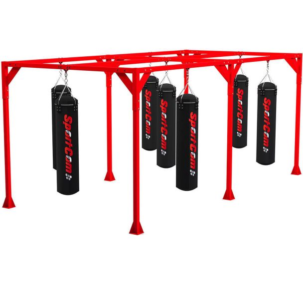 Portique pour 7 sacs de frappe - SportCom