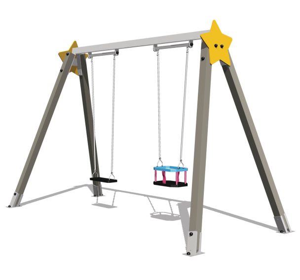 Portique premium nacelle bébé - alu