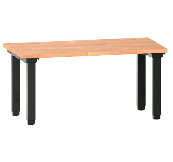 Poste de travail Quattro basic multiplex 150 x 71.8 cm noir - Thurmetall