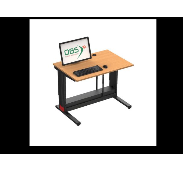 Poste de travail pour écran posé Format+ - QBS