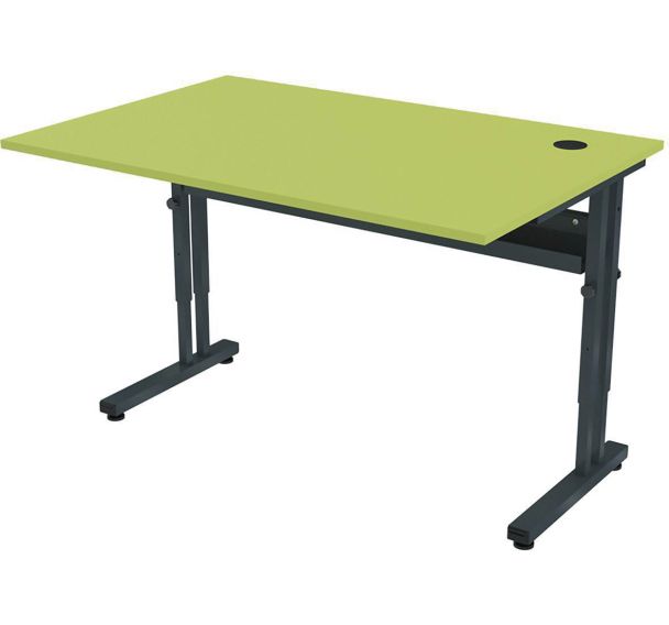 Poste écran posé Mini réglable mélaminé PMR