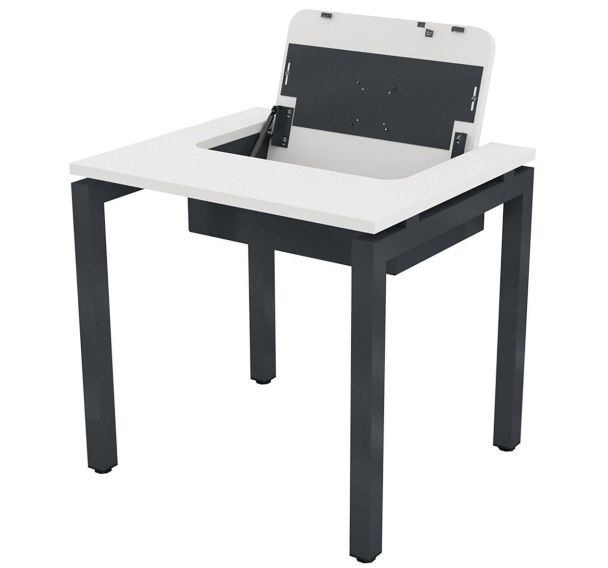 Poste écran rabattable Arcade mélaminé