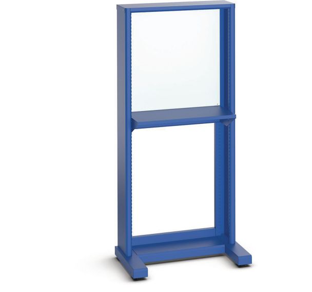 Poste fixe panneau+tablette L860xP600xH1820 mm