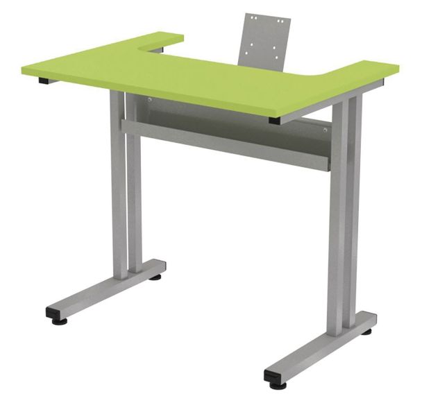 Poste informatique scolaire Mini pour écran semi-encastré