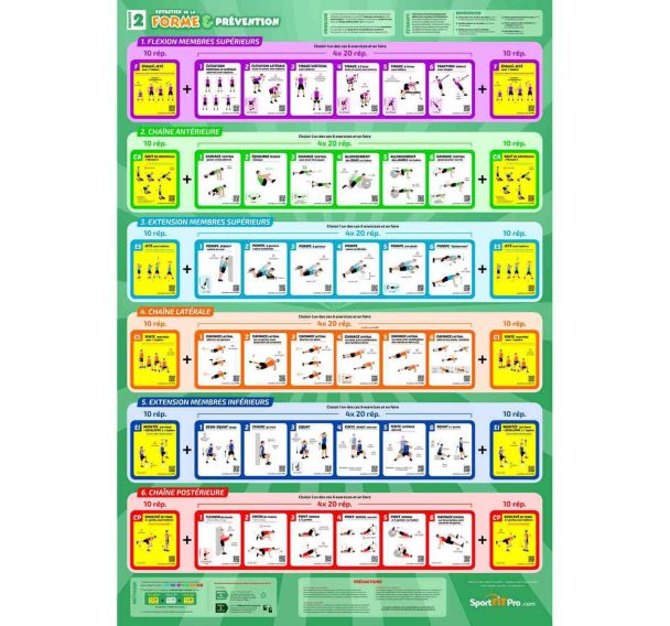 Poster : Entretien de la Forme et Prevention