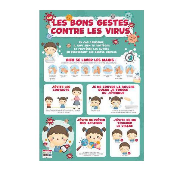 Poster gestes barrières