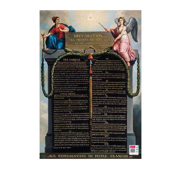 Poster les droits de l'homme