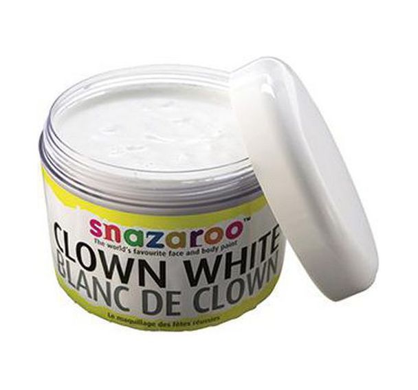 Pot 50ml maquillage blanc de clown