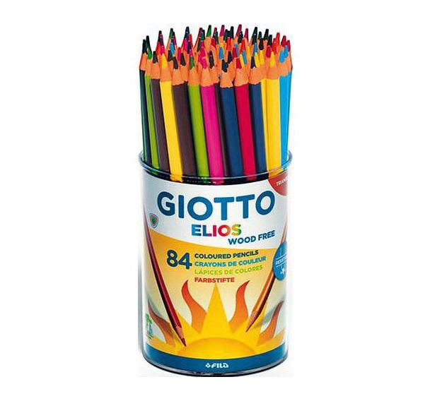 Pot 84 crayons 18 cm Elios Tri Omyacolor Giotto