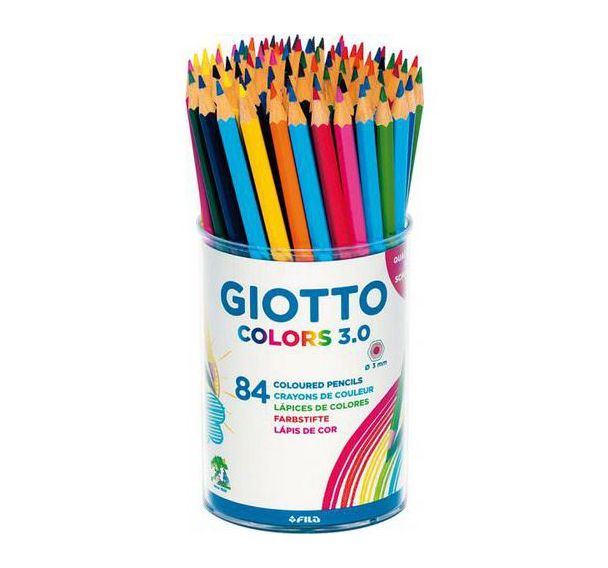 Pot 84 crayons GIOTTO COLORS 3.0