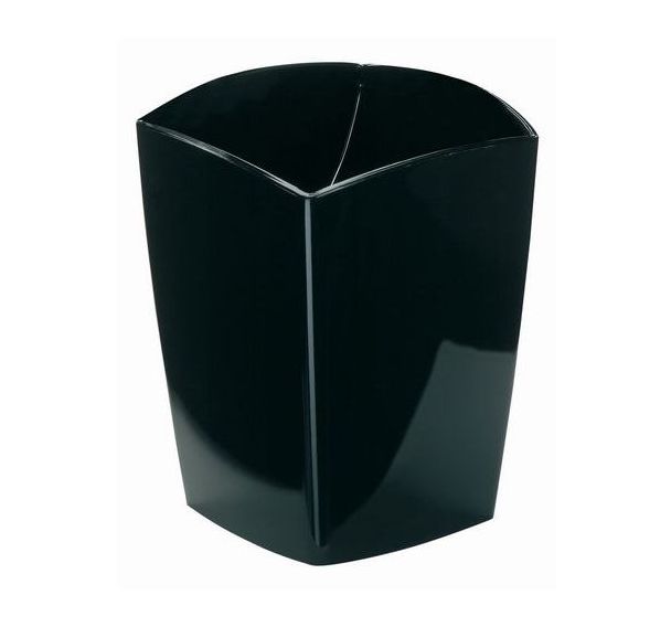 Pot à crayons - 2 Compartiments - Noir