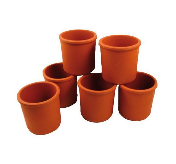 Pot à crayons en terre Ø 85 mm (Lot de 6)
