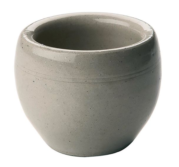 Pot à escargots en grès 4x3 cm gris