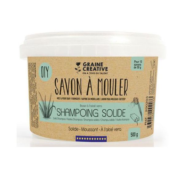 Pot de 500g de base pour création de shampoing solide