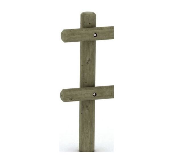 Poteau Vendée 1 lisse Ø12 cm H150 cm - pin
