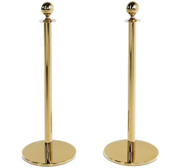 Poteau à corde tête boule - Manutan Expert