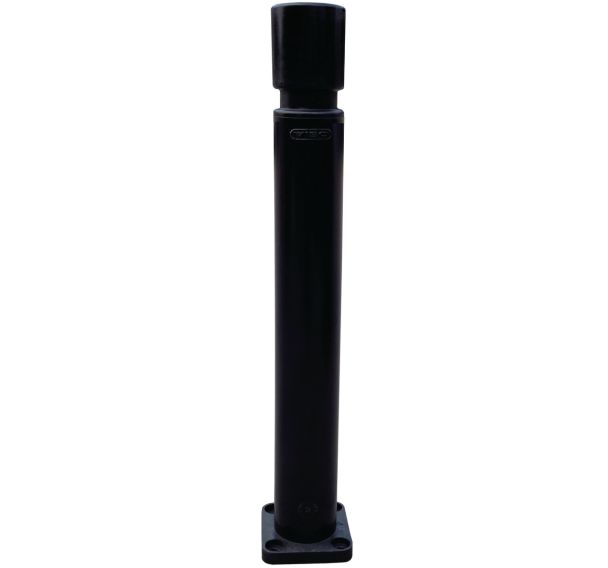 Poteau à mémoire de forme - Tête cylindrique - À platine - Ø 80 mm - H 1000 mm
