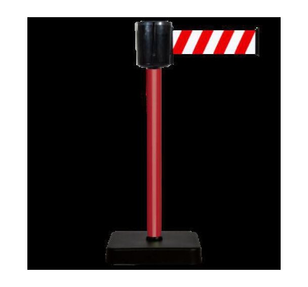 Poteau à sangle 10m - Socle mobile - Novap