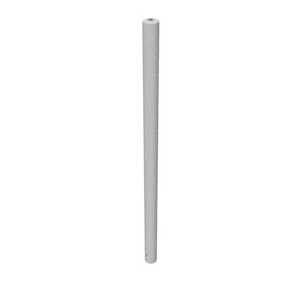 Poteau acier inox stationnaire à bétonner