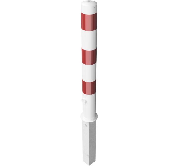 Poteau amovible blocage triangulaire réfléchissant 1 anneau-Schake